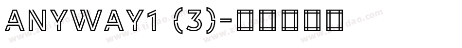 ANYWAY1 (3)字体转换